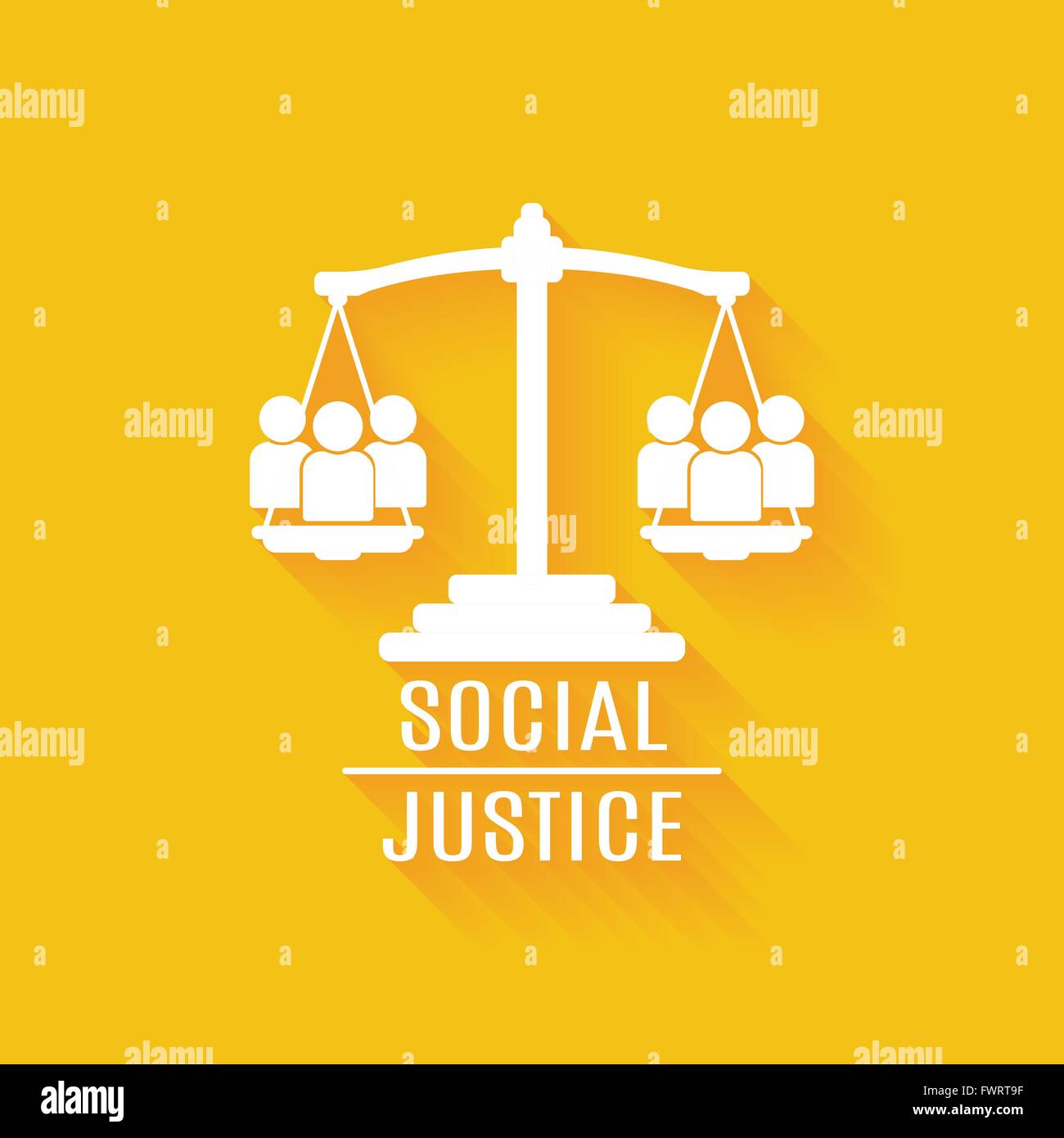 Social Justice Vector flat Stock Vector Image & Art Alamy