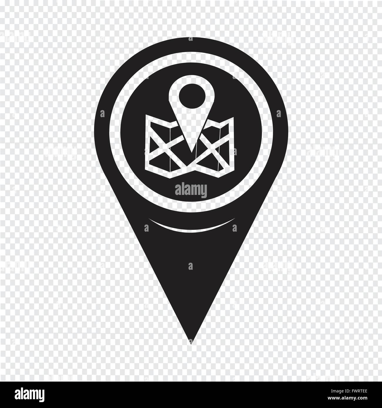 Map Pointer location icon Stock Vector Image & Art - Alamy