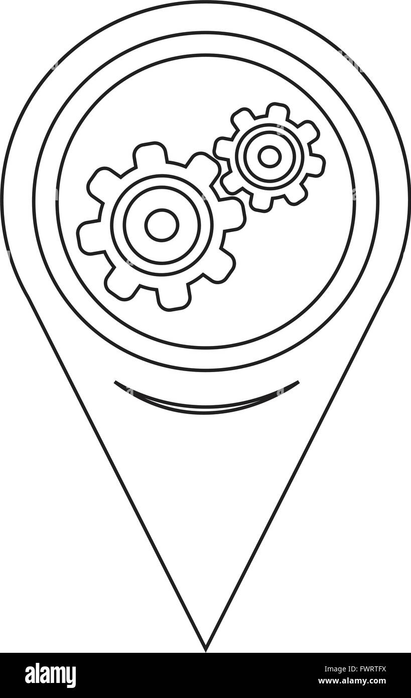 Cog map Black and White Stock Photos & Images - Alamy