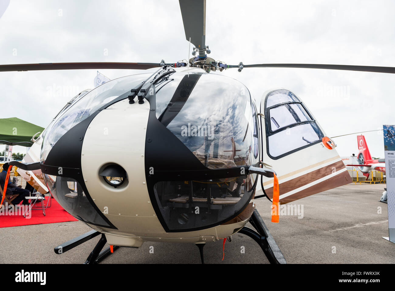 Transport helicopter Singapore Airshow 2016 Stock Photo Alamy