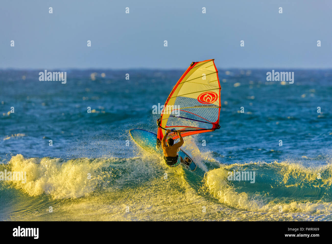 Windsurf at Ho'okipa Beach, Maui Stock Photo Alamy
