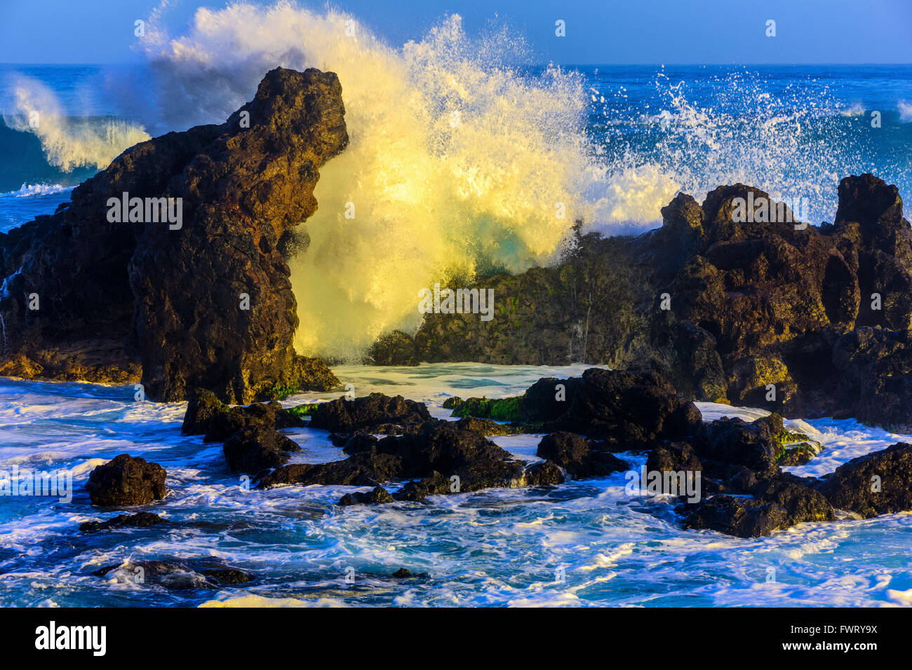 Ho'okipa Beach, Maui Stock Photo