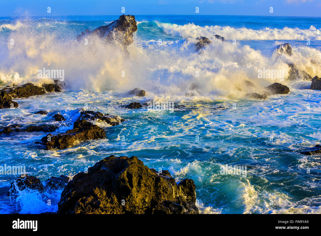 Ho'okipa Beach, Maui Stock Photo