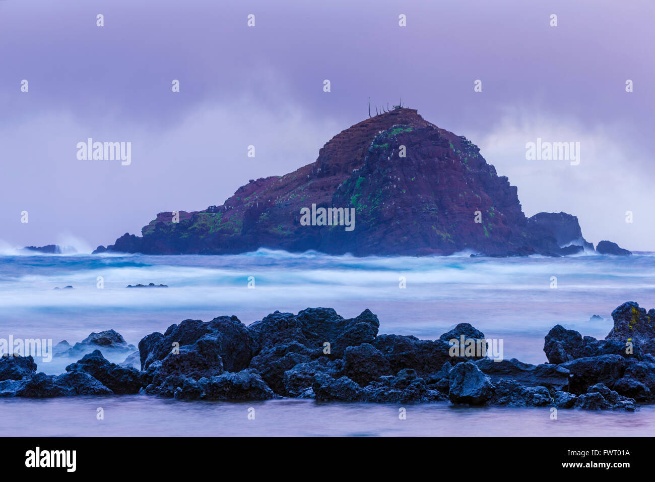 Alau Island; Maui Stock Photo