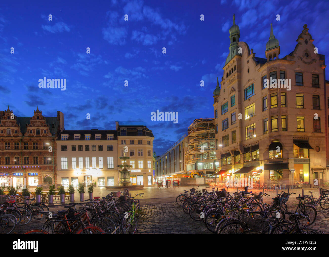 Amagertorv square, Copenhagen, Denmark Stock Photo