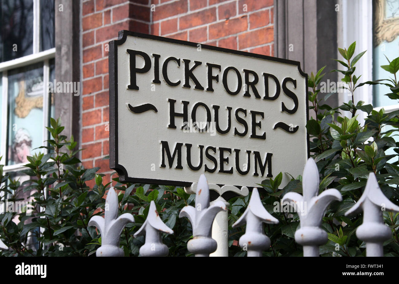 Pickfords House Museum at Friar Gate in Derby Stock Photo