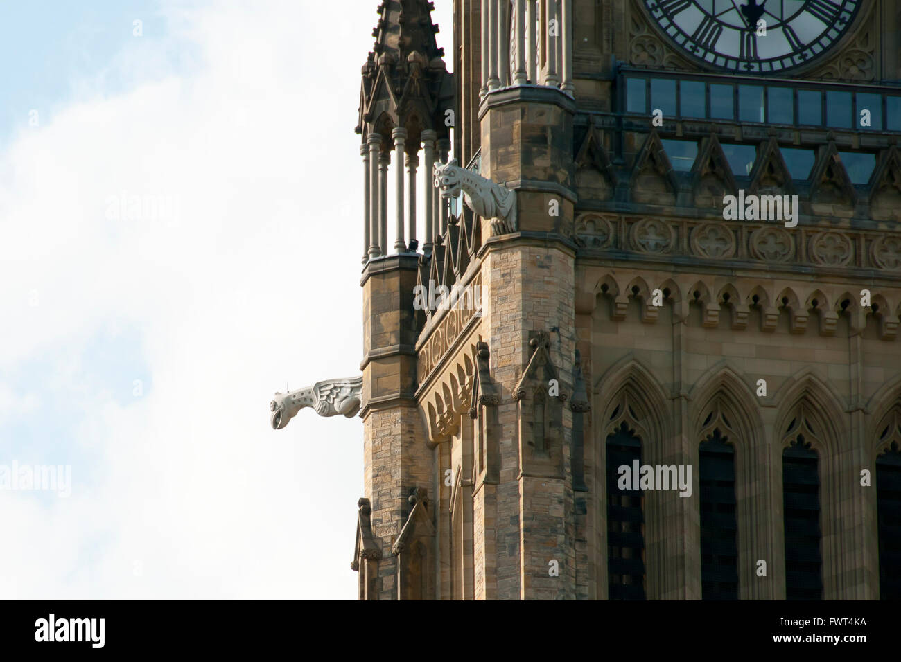 The Parliament Gargoyles - Ottawa - Canada Stock Photo