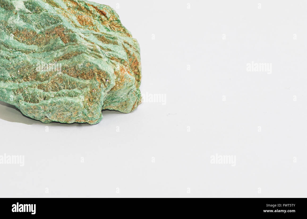A small piece of green muscovite mica known as Fuchsite Stock Photo - Alamy