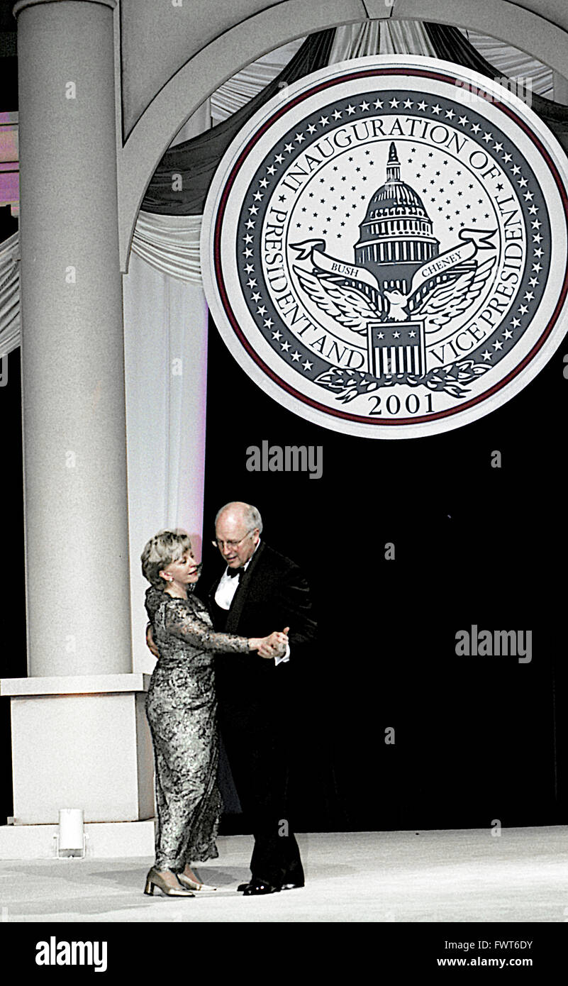 Washington, DC., USA, 20th January, 2001 Vice President Dick Cheney and ...