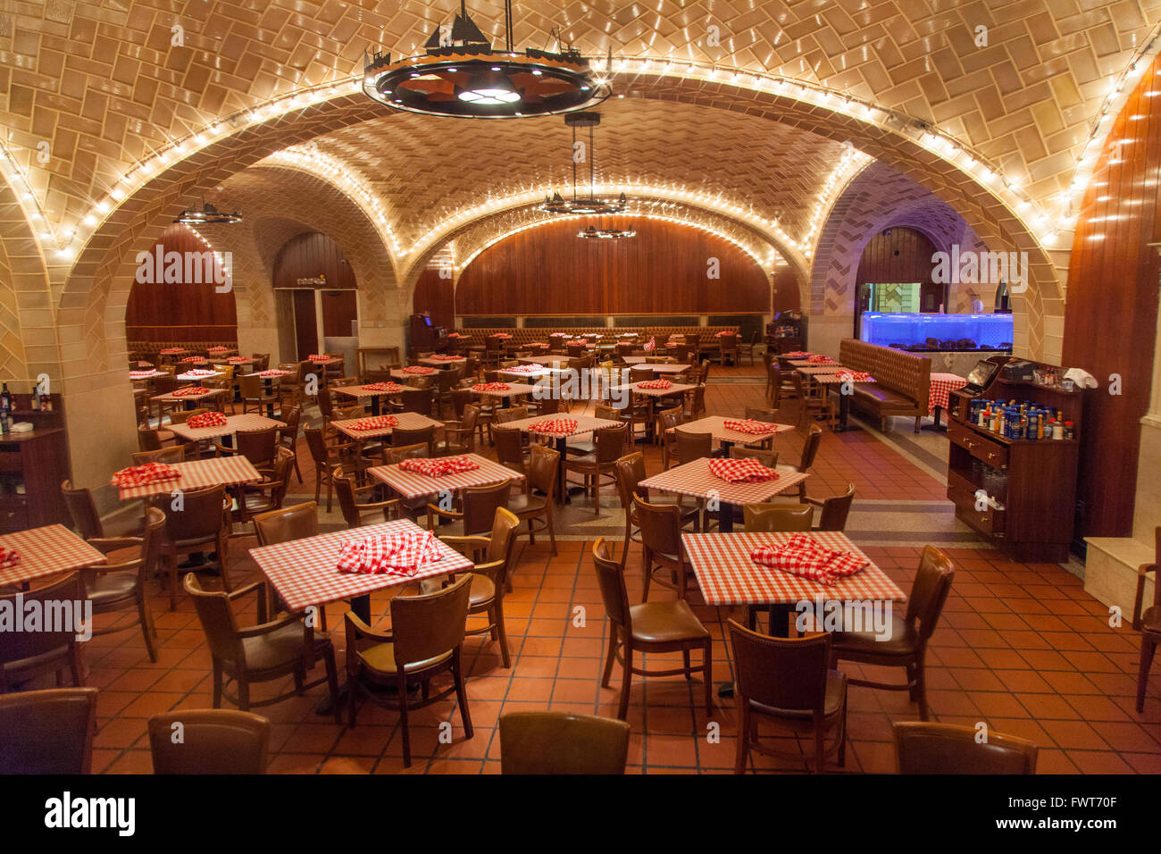 The Oyster bar restaurant, Grand Central Station, Manhattan, New York City, United States of America. Stock Photo