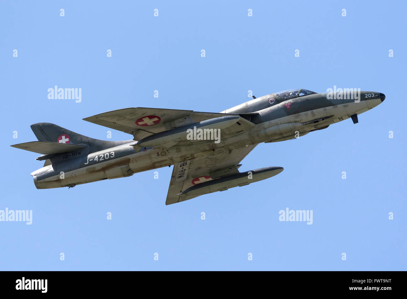 Hawker hunter military aircraft hi-res stock photography and images - Alamy