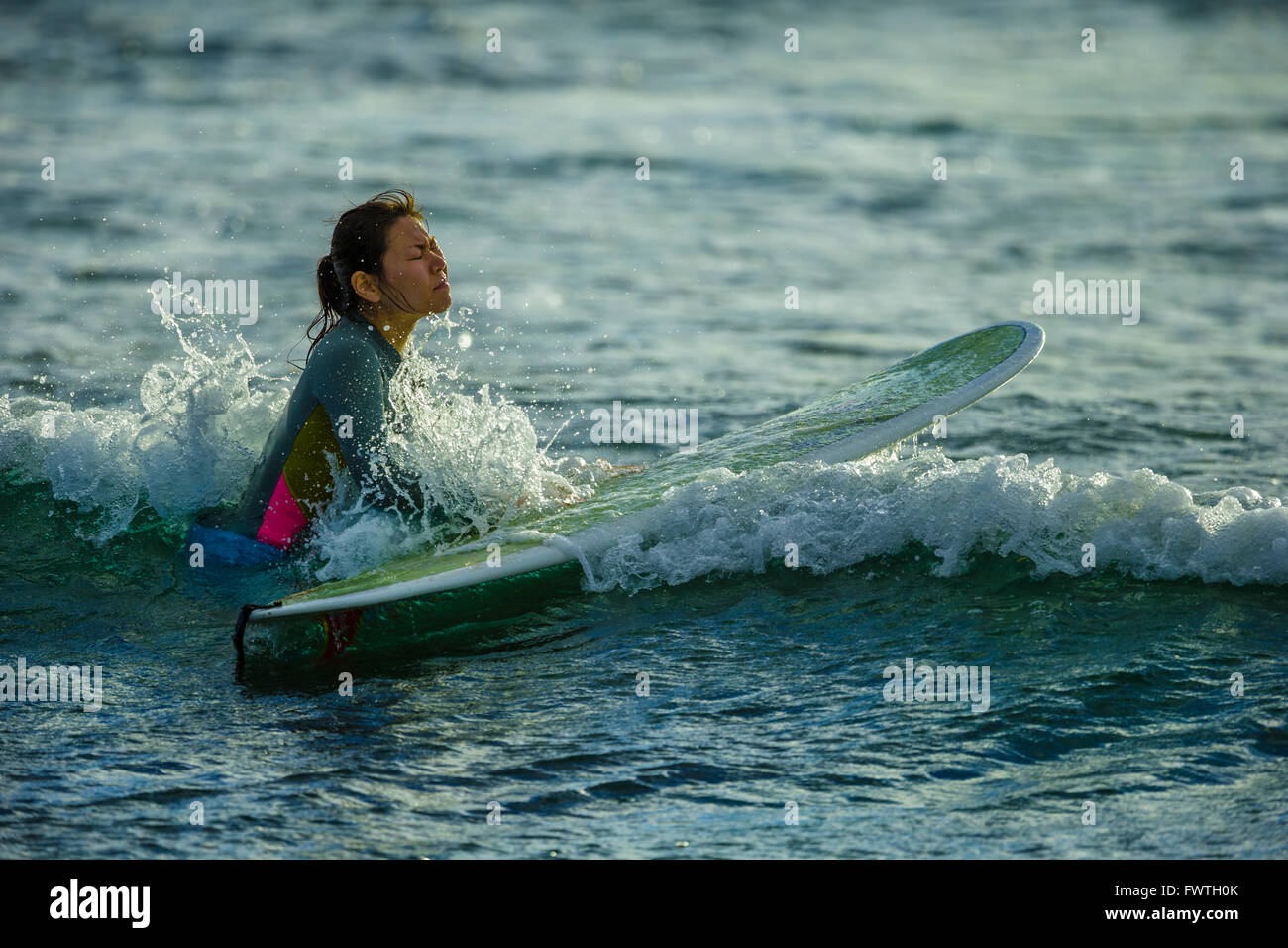 Bodyboarding in Maui Stock Photo Alamy