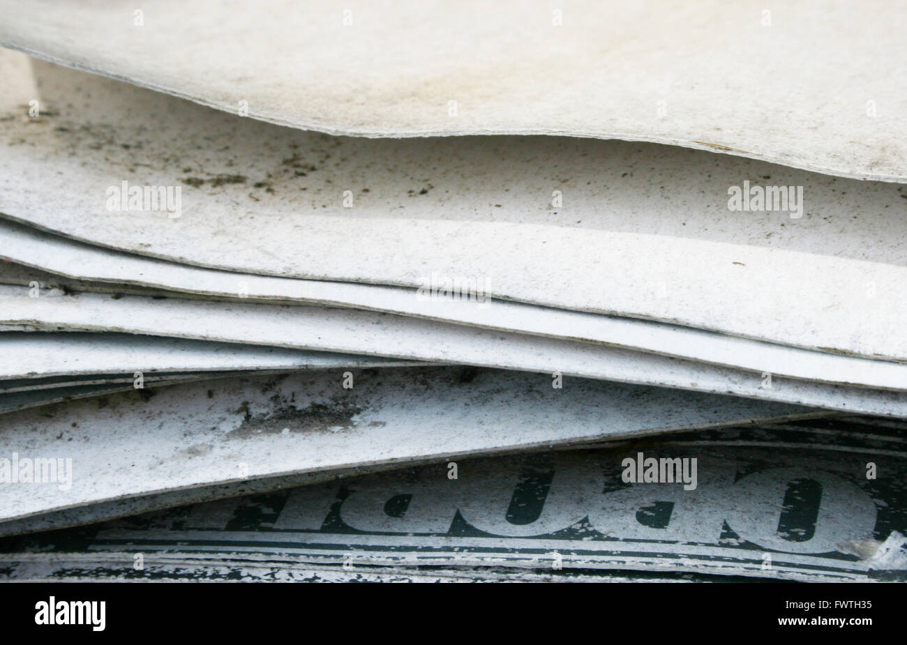 Paper for recycling Stock Photo