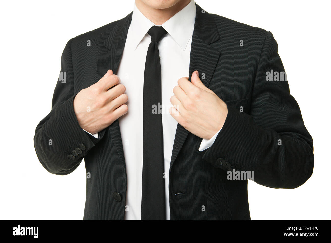 businessman in suit isolated on white Stock Photo - Alamy