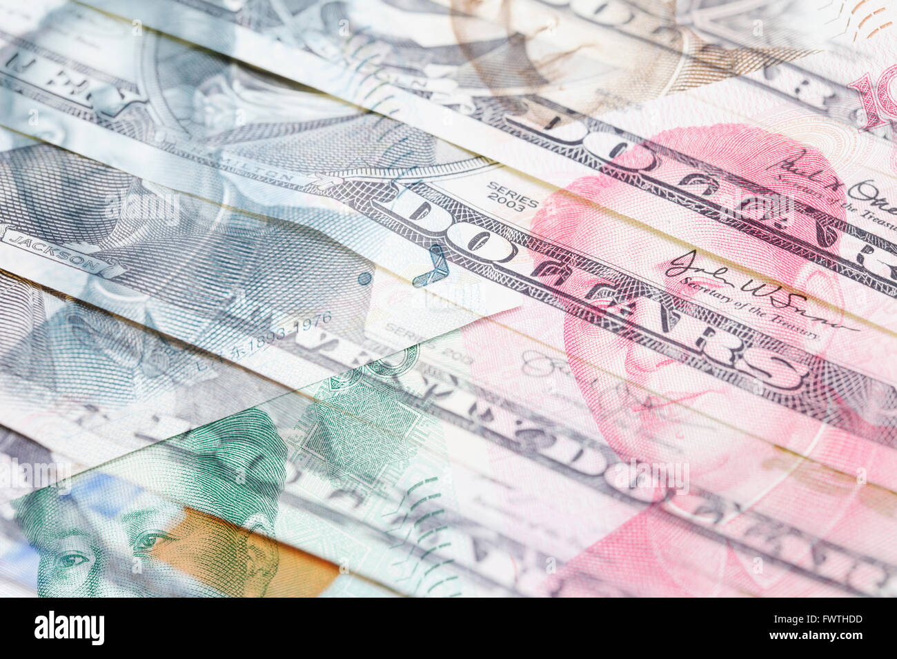 Chinese Renminbi and Dollar money backgorund Stock Photo Alamy