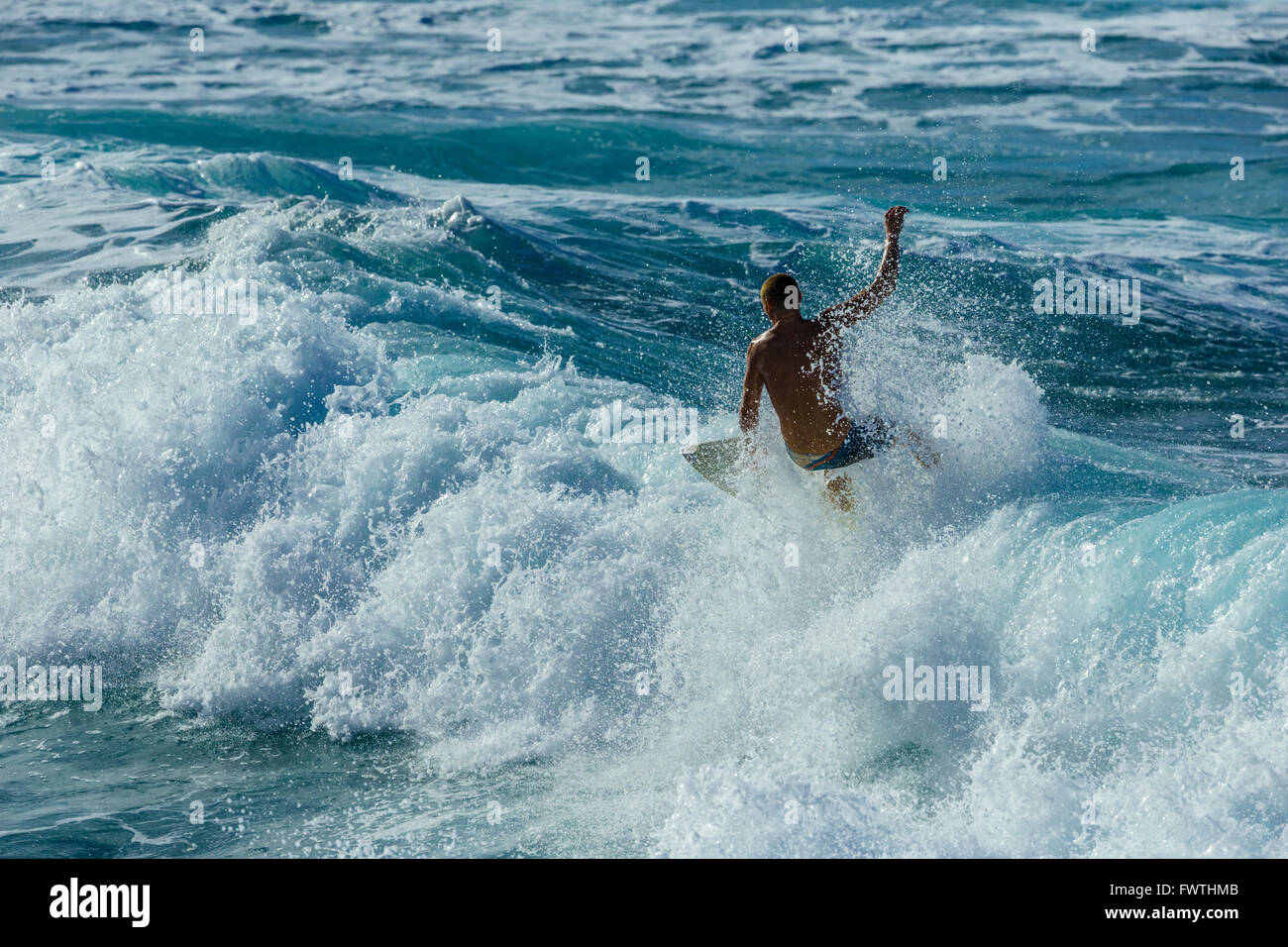 Surfing in Maui Stock Photo Alamy