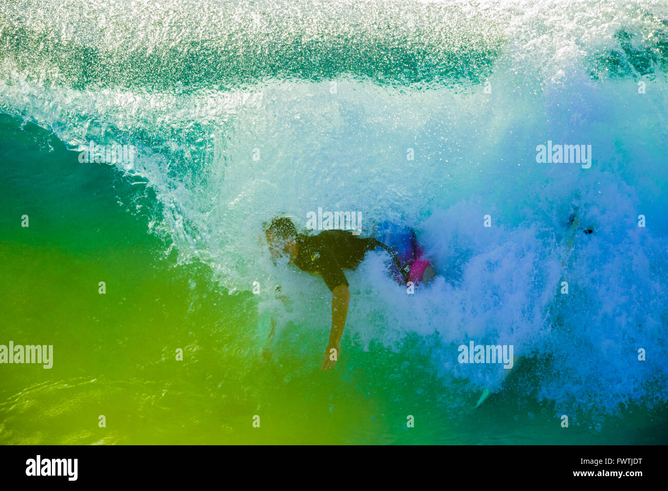 surfing on Maui Stock Photo Alamy
