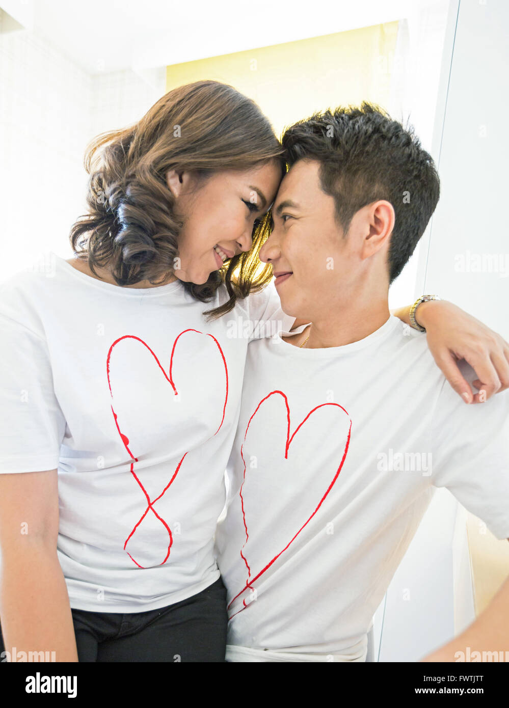 Young couples in love hi-res stock photography and images - Alamy