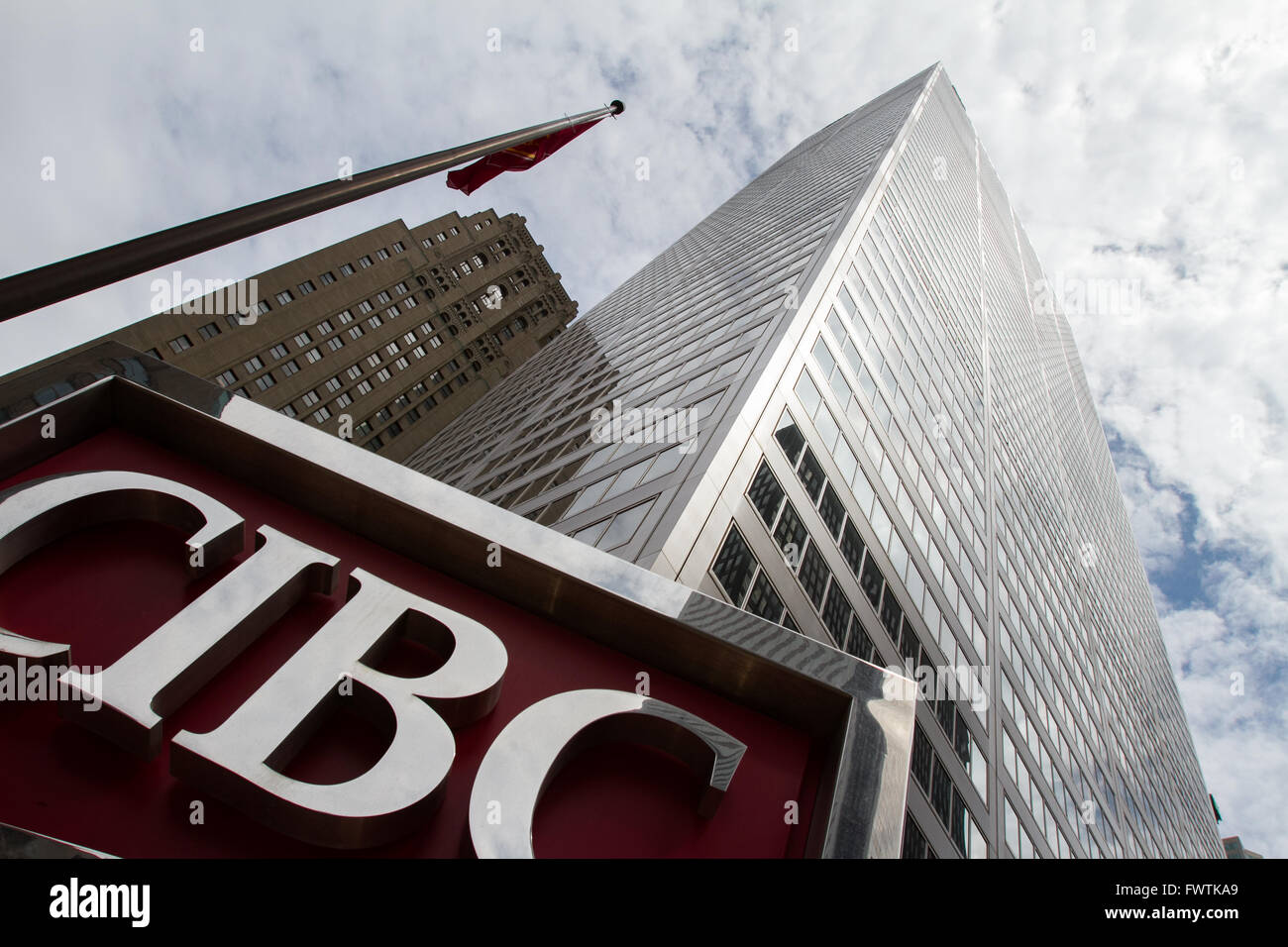 CIBC head office downtown Toronto, Ont., on May 29, 2012 Stock Photo