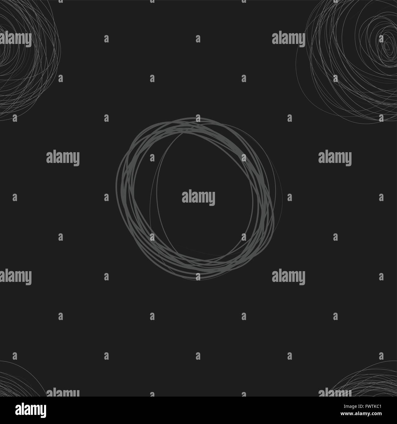 Scribble Circles Seamless Pattern Stock Vector Image & Art - Alamy