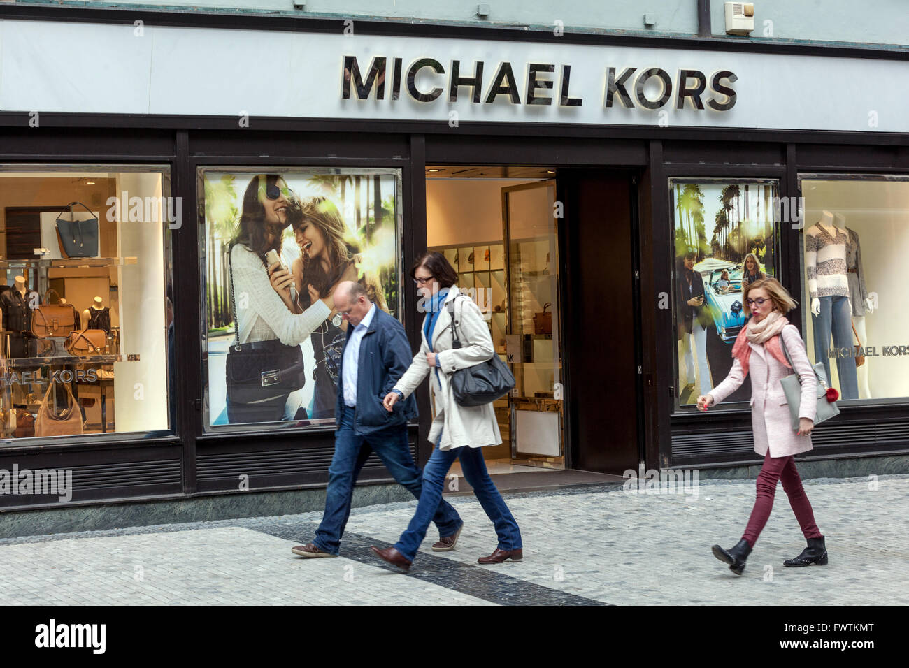 Prague shopping Michael Kors store, Na Prikope street, Czech Republic Stock  Photo - Alamy