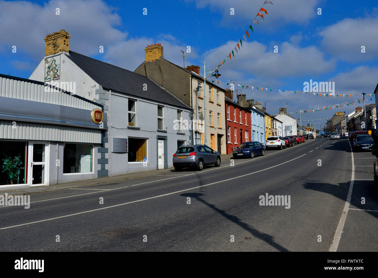 Main Street, Moville, Inishowen, County Donegal, Ireland Stock Photo