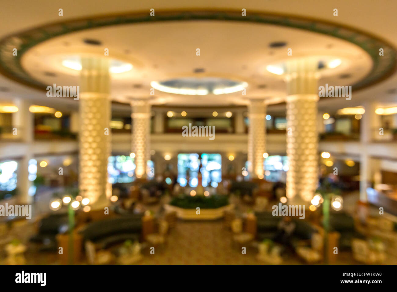 Abstract Blur hotel lobby background Stock Photo - Alamy