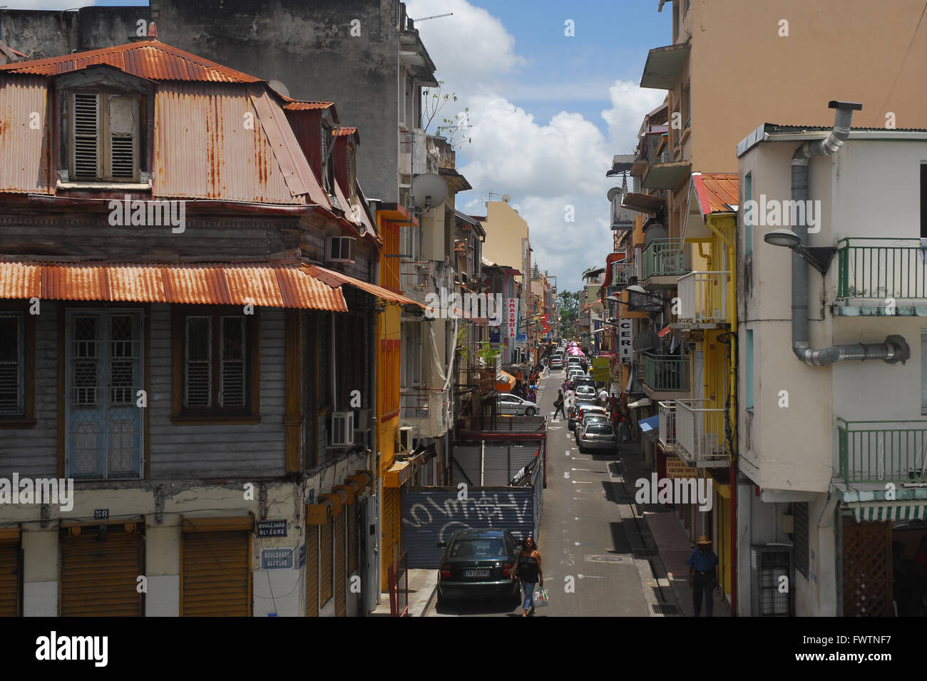 French Caribbean, Martinique, Fort de France Stock Photo