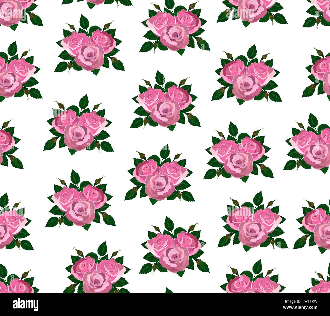 Pink Roses Seamless seamless wallpaper pink roses Stock Vector Image & Art - Alamy