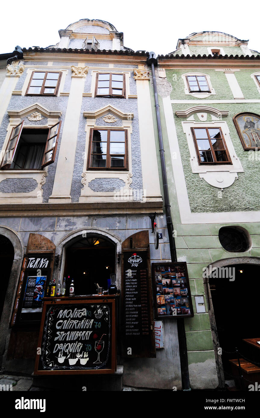 Small bars, restaurants and boutique shops in the beautiful old