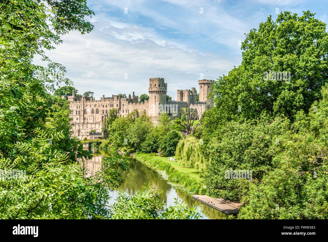 Warwick Castle, Warwickshire, England, UK Stock Photo