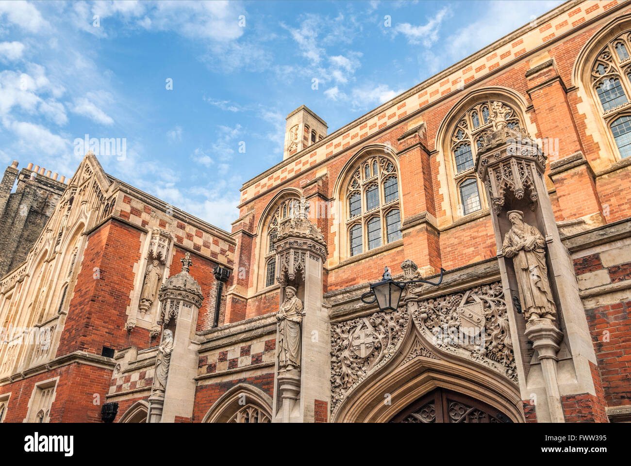 St.Johns College at the University City Cambridge, England Stock Photo