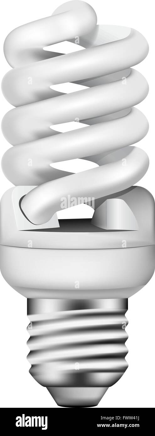 Vector photo-realistic energy saving bulb Stock Vector Image & Art - Alamy