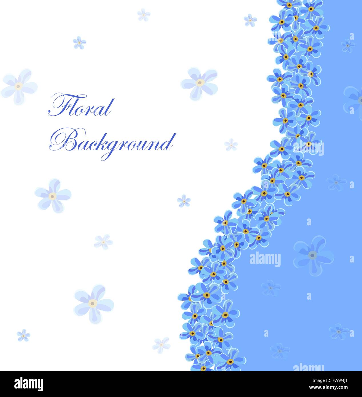 Floral vector background Stock Vector Image & Art - Alamy