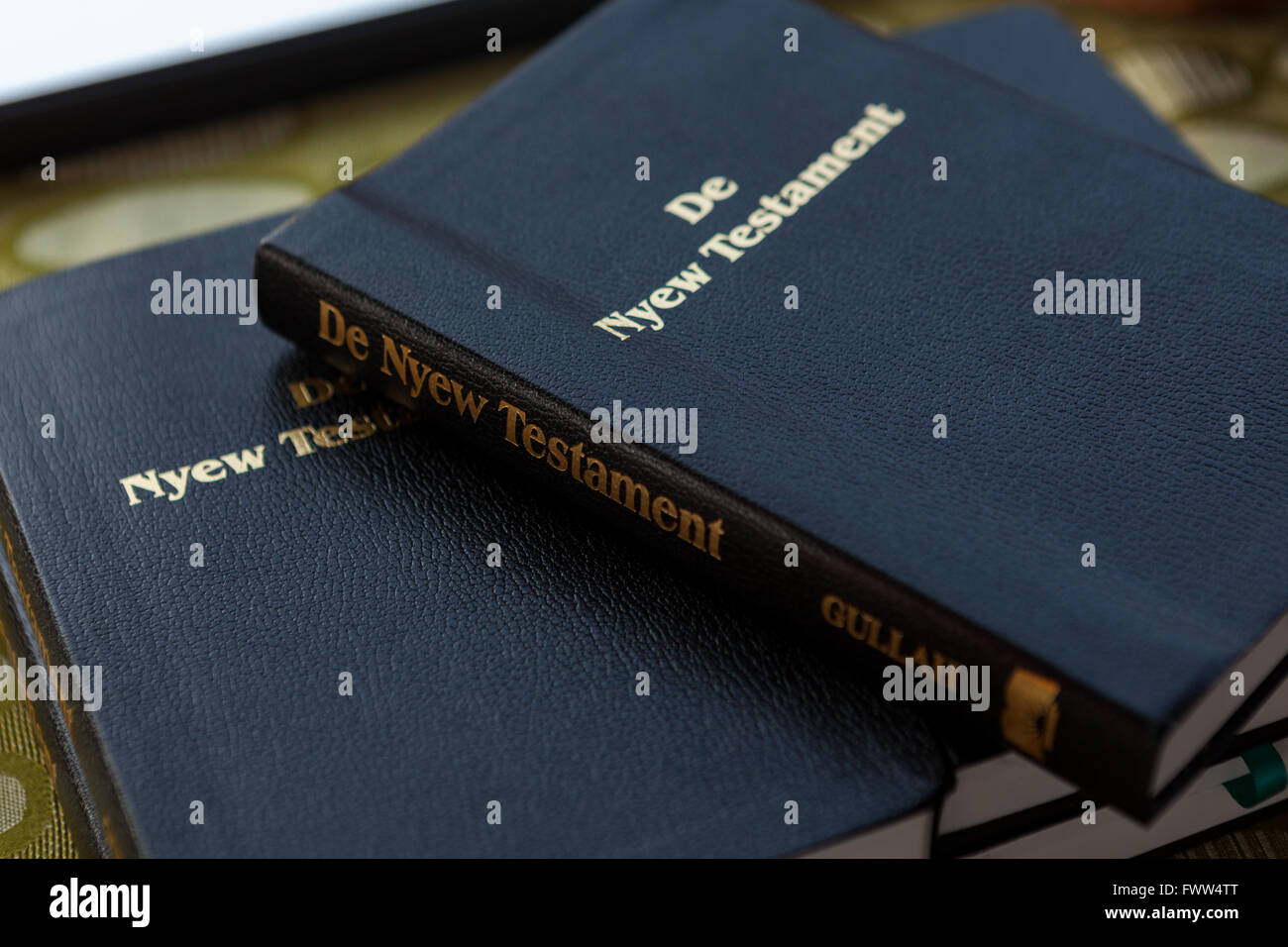 Copies of the Gullah Bible called the De Nyew Testament in Gullah