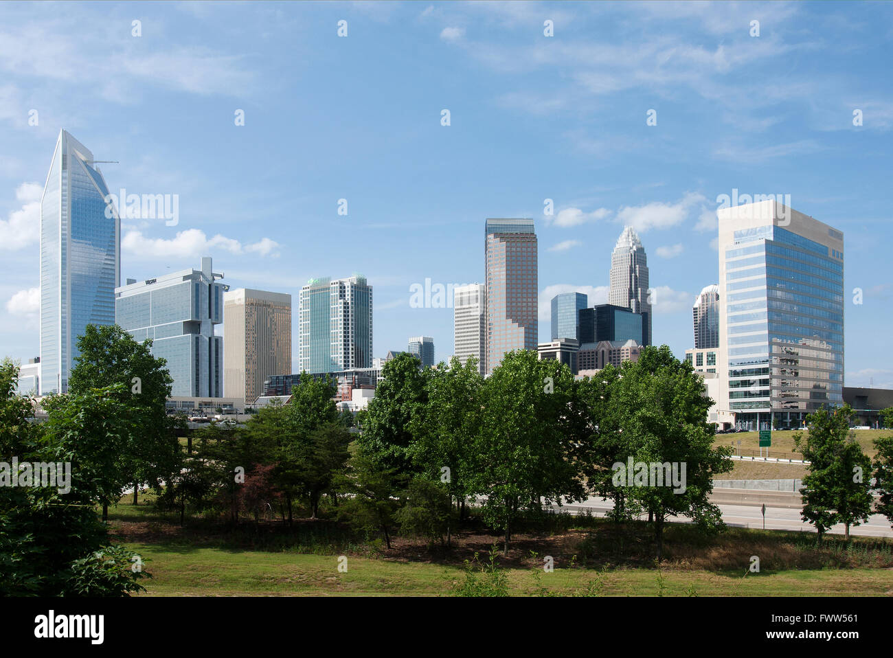 Charlotte skyscrapers hires stock photography and images Alamy