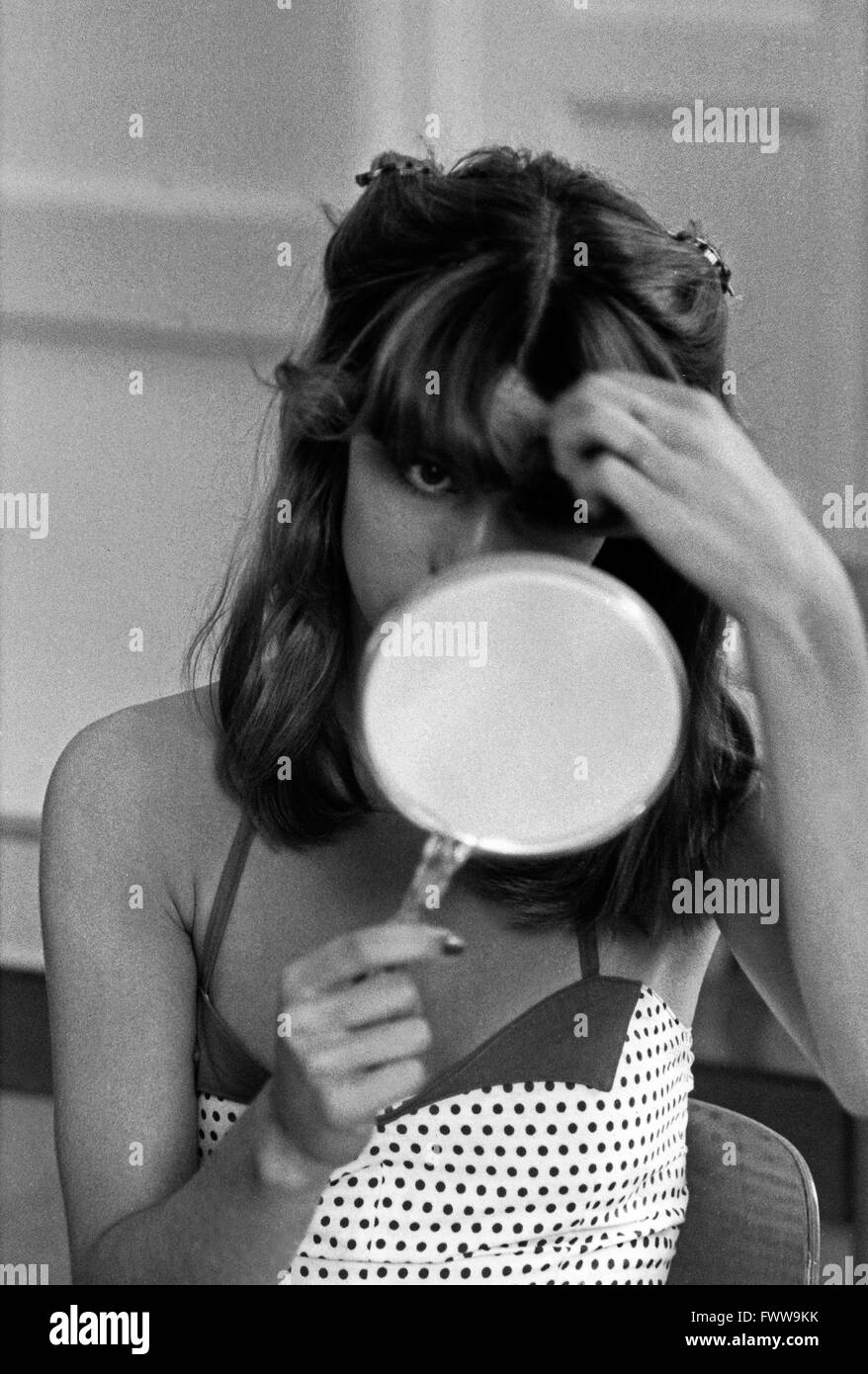 Deutsche Schauspielerin Nastassja Kinski, Deutschland 1970er Jahre. German actress Nastassja Kinski, Germany 1970s. Stock Photo