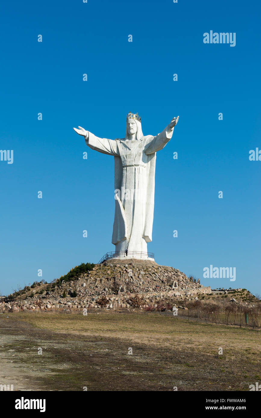 Christ the King, the world's largest statue of Jesus, Swiebodzin, Lubusz Voivodeship, in western