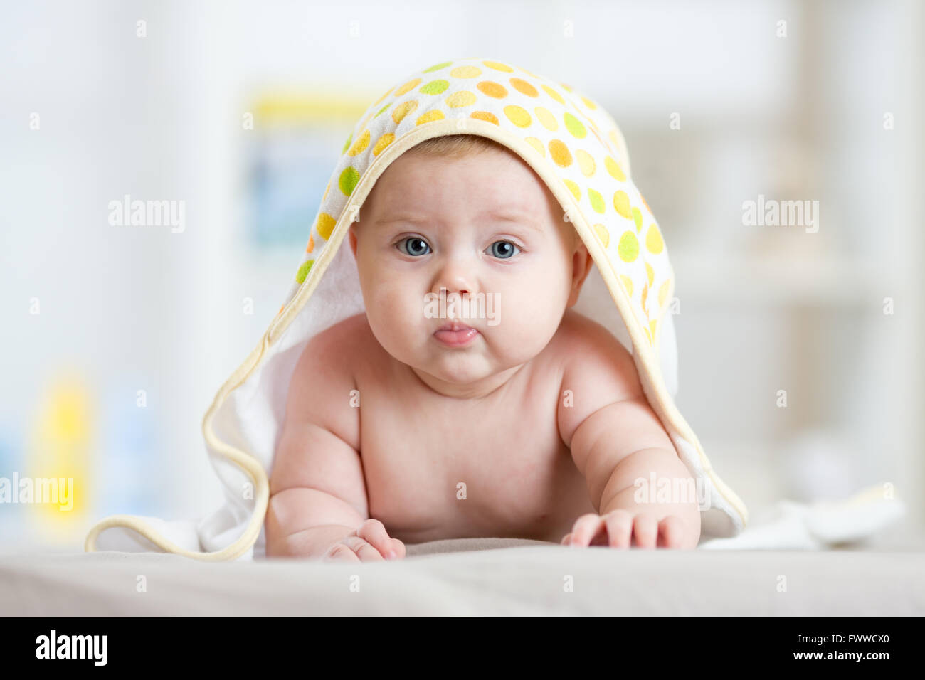 baby head towel