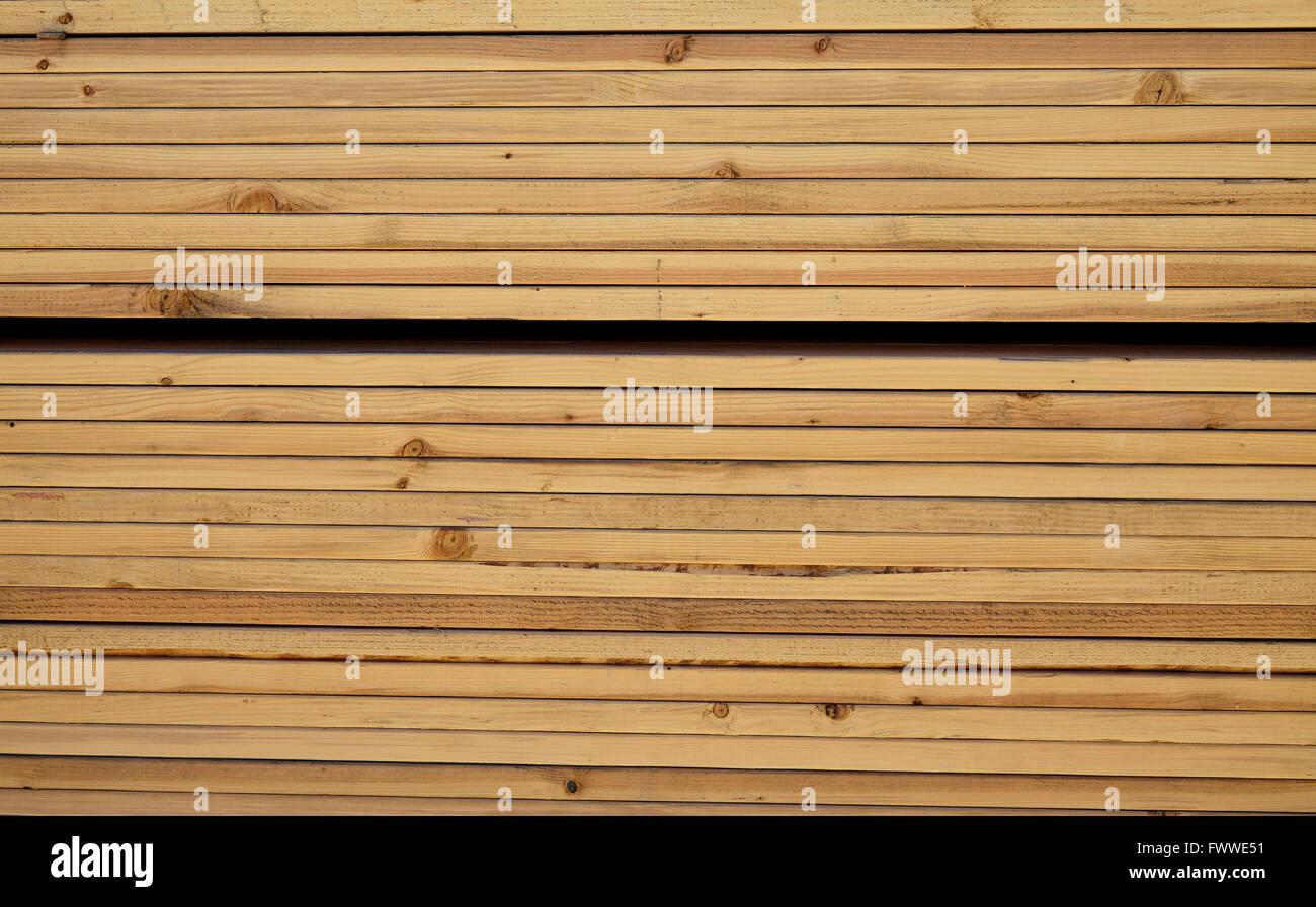 wood construction materials for building industry Stock Photo