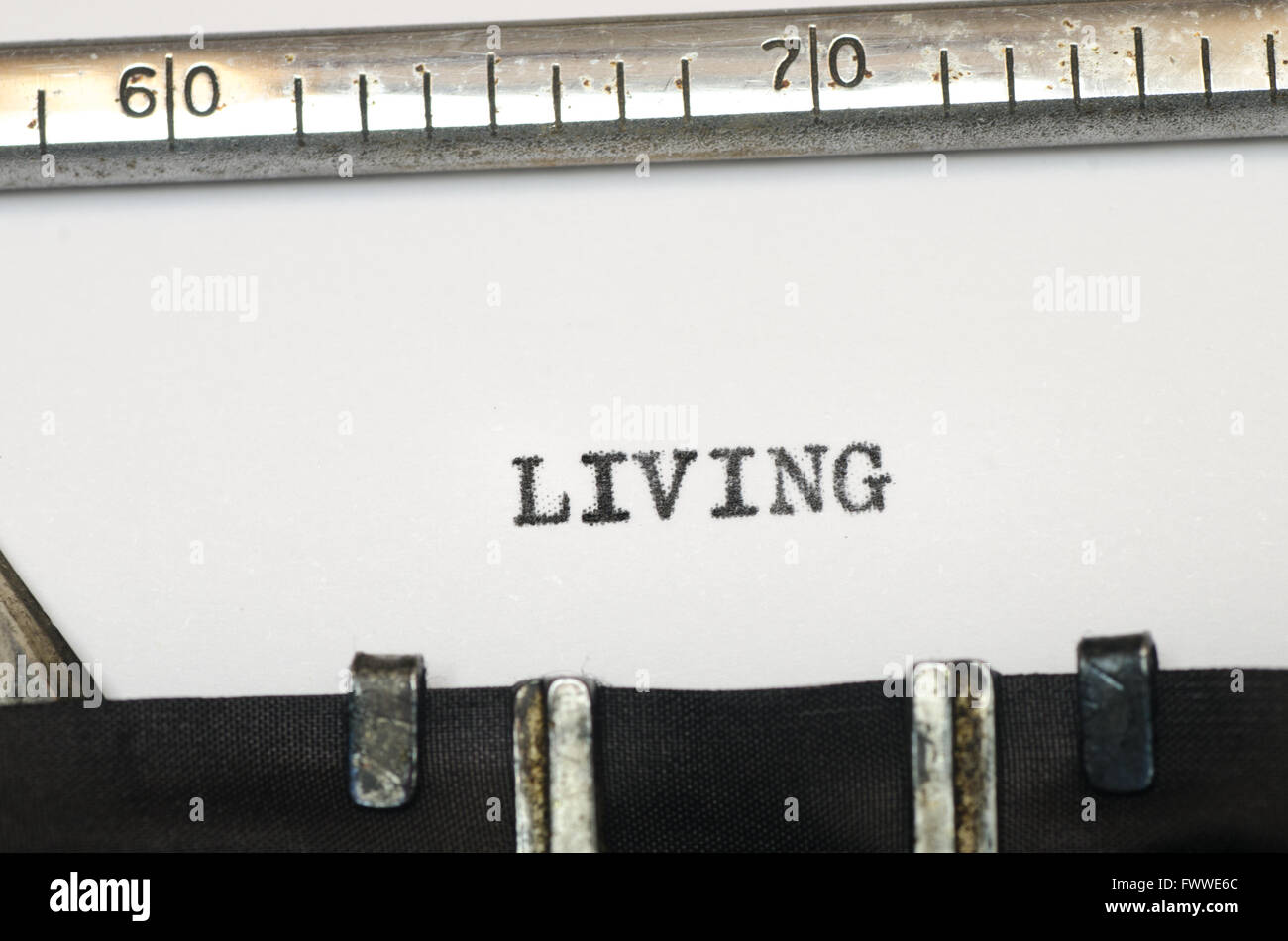 Living letters hi-res stock photography and images - Alamy