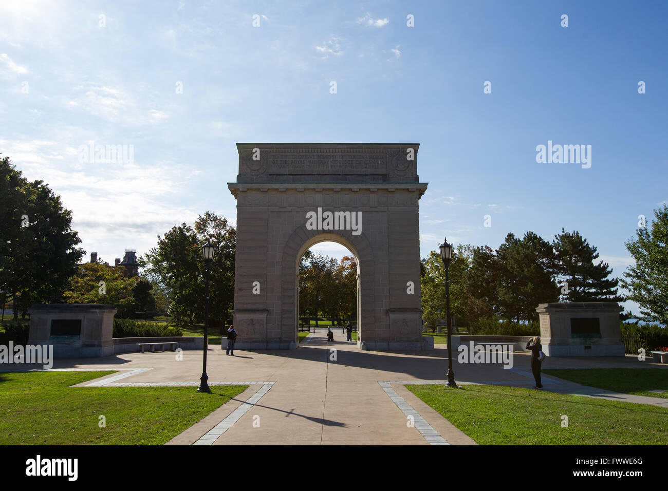 The arch at RMC in Kingston, Ont., on Oct. 11, 2014 Stock Photo - Alamy