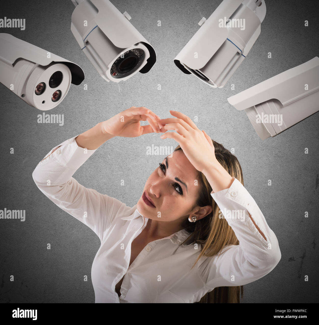 Spied Stock Photo - Alamy