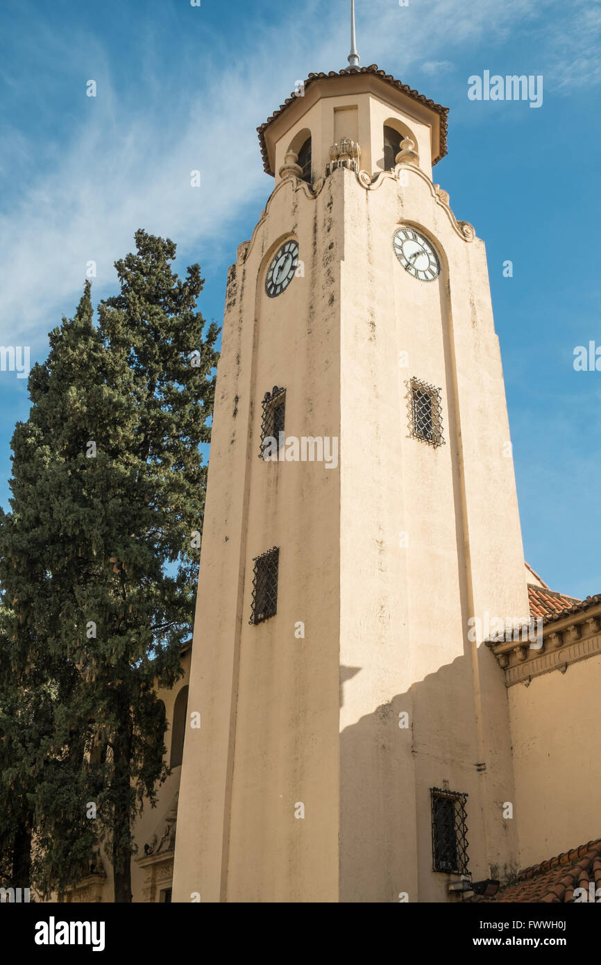 Churchtower in Cordoba old town, Argentina Stock Photo