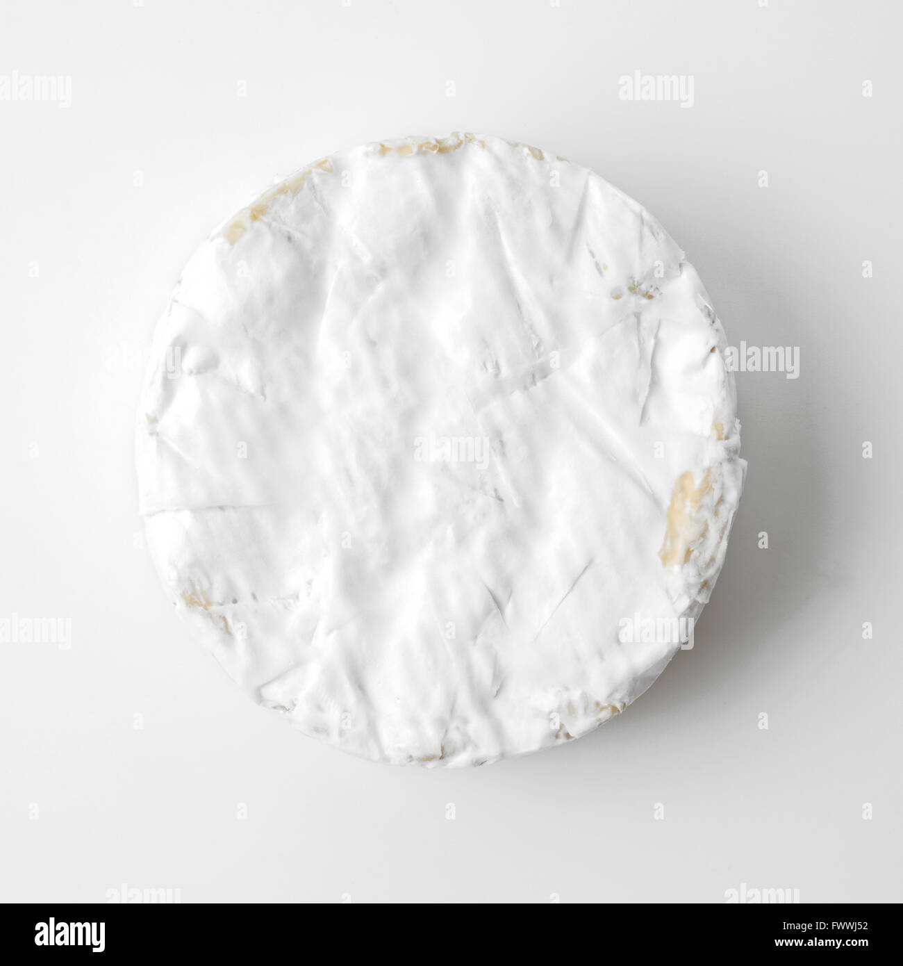 camembert cheese isolated on white Stock Photo