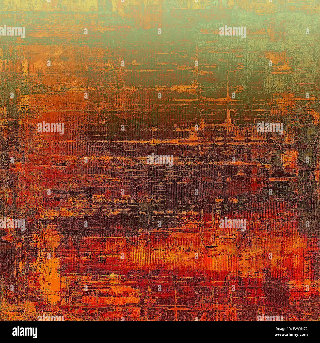Old-style background, aging texture. With different color patterns ...