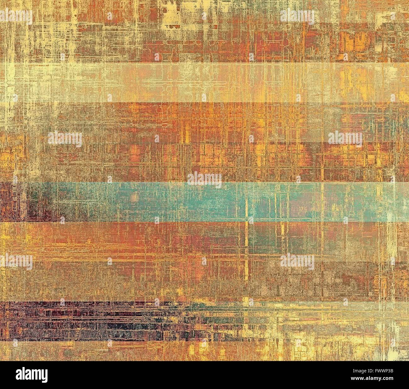 Grunge aging texture, art background. With different color patterns ...