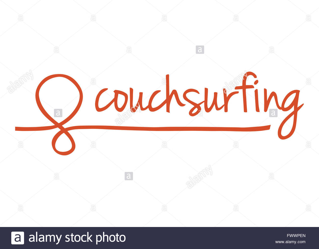 Couchsurfing Logo Logotype Stock Photo 101984701 Alamy