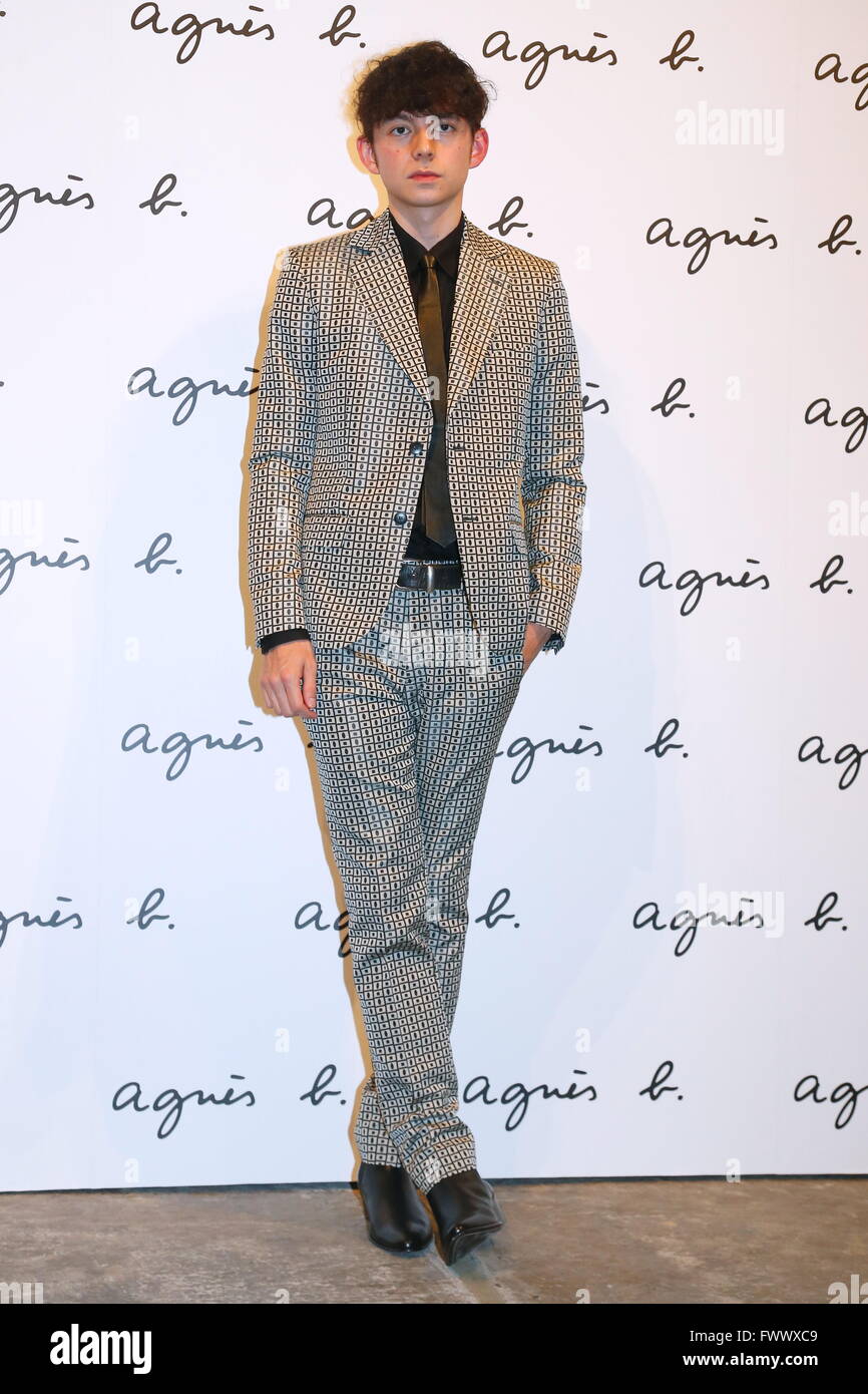 Harry Sugiyama Apr 7 2016 Agnes B Fashion Show A Whole Story In Tokyo Japan On April 7 C Sho Tamura Aflo Alamy Live News Stock Photo Alamy