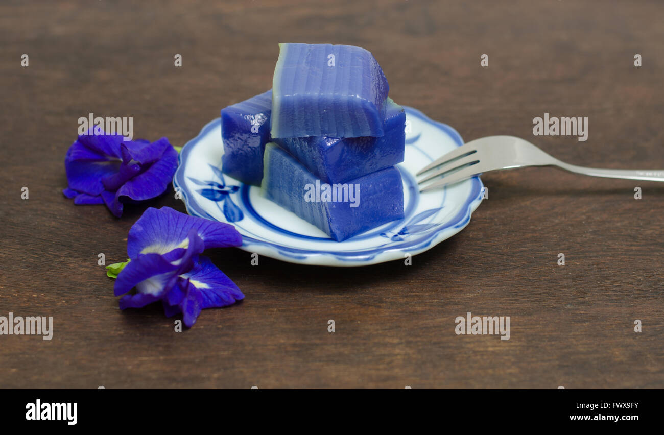 sweet dessert thailand,thai layer Cake Stock Photo